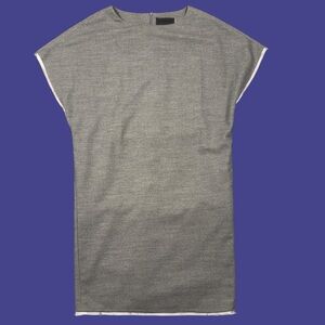 Blaque Label Revolve Wool Blend Shift Dress - Raw Hem - Small